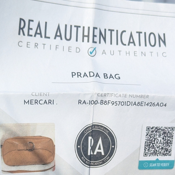 PRADA CINGHIALE FIBBI HAND BAG - Picture 5 of 9